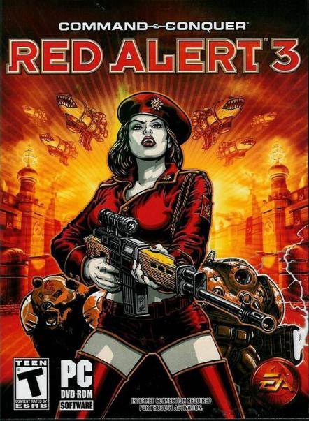 Command & Conquer: Red Alert 3 dvd cover