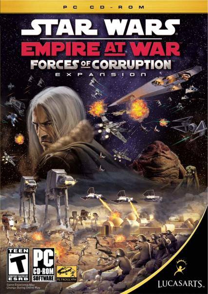 Star Wars: Empire at War: Forces of Corruption dvd cover