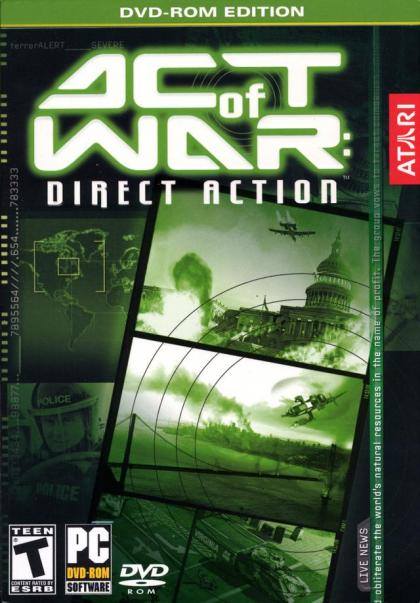 Act of War: Direct Action dvd cover