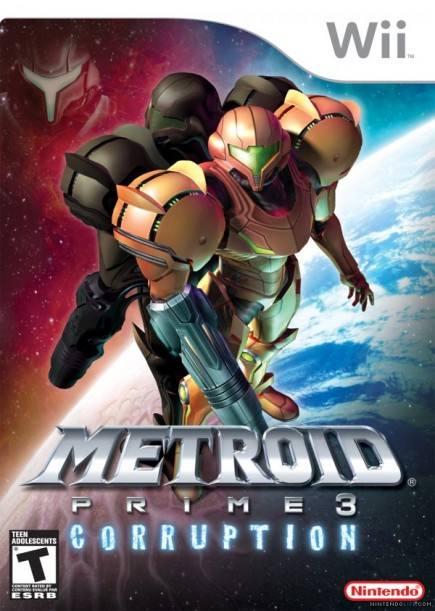 Metroid Prime 3: Corruption dvd cover