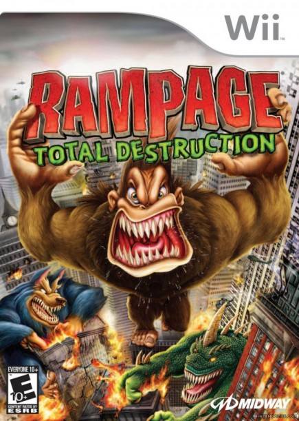 Rampage: Total Destruction dvd cover
