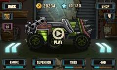 Zombie Road Racing  gameplay screenshot