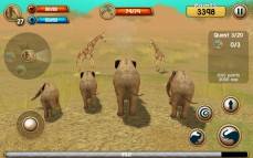 Wild Elephant Sim 3D  gameplay screenshot