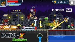 HERO-X: ZOMBIES!  gameplay screenshot