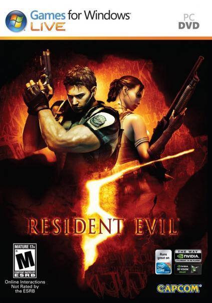 Resident Evil 5 dvd cover