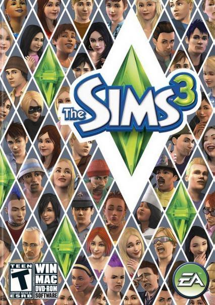 The Sims 3 dvd cover