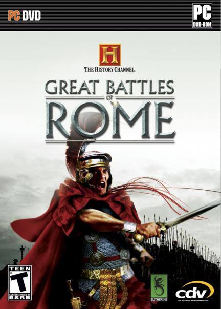 The History Channel: Great Battles of Rome dvd cover