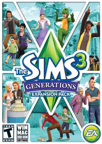 The Sims 3: Generations Cover 