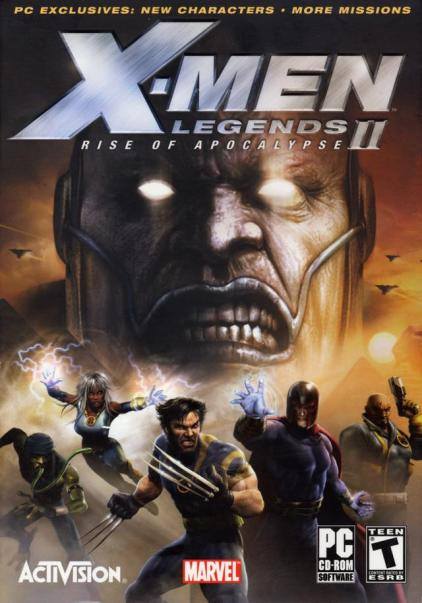 X-Men Legends II: Rise of Apocalypse dvd cover