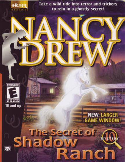 Nancy Drew: The Secret of Shadow Ranch dvd cover