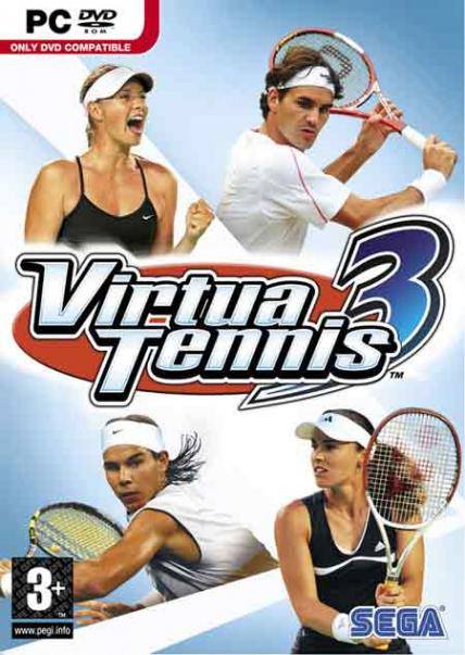 Virtua Tennis 3 dvd cover