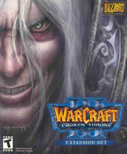 Warcraft III: The Frozen Throne dvd cover