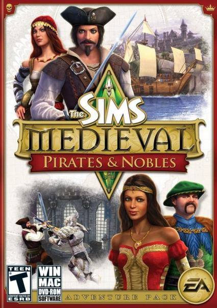 The Sims Medieval: Pirates and Nobles dvd cover