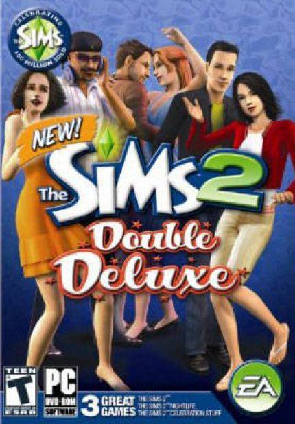 The Sims 2 Double Deluxe dvd cover