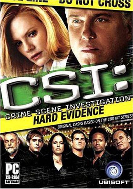 CSI: Crime Scene Investigation: Hard Evidence dvd cover
