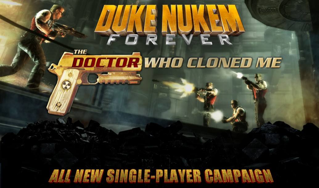 Duke Nukem Forever: The Doctor Who Cloned Me dvd cover