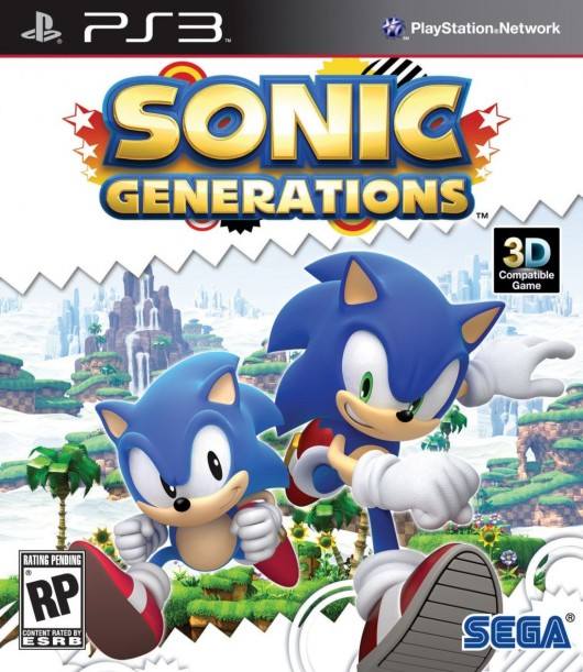 Sonic Generations dvd cover