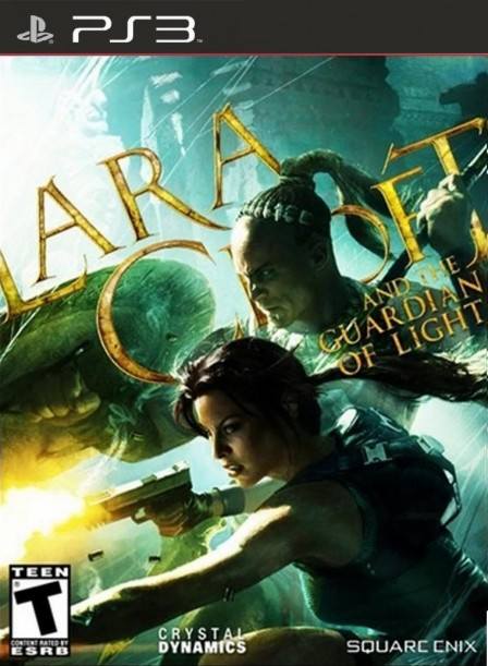Lara Croft and the Guardian of Light dvd cover