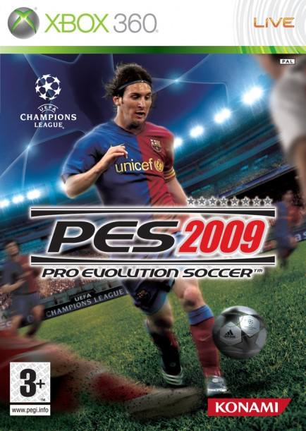 Pro Evolution Soccer 2009 Cover 