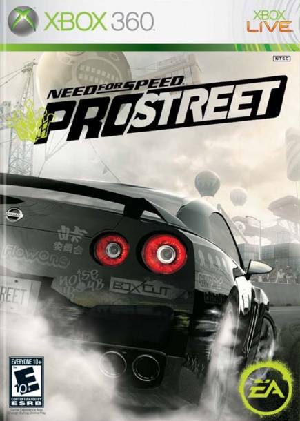 Need for Speed ProStreet dvd cover