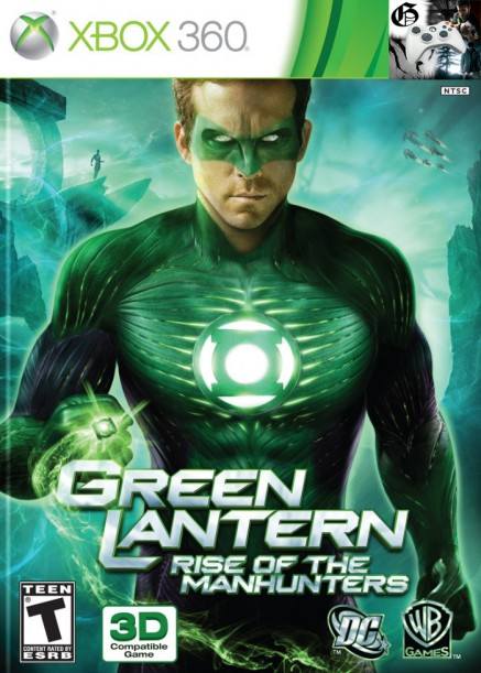 Green Lantern: Rise of the Manhunters dvd cover