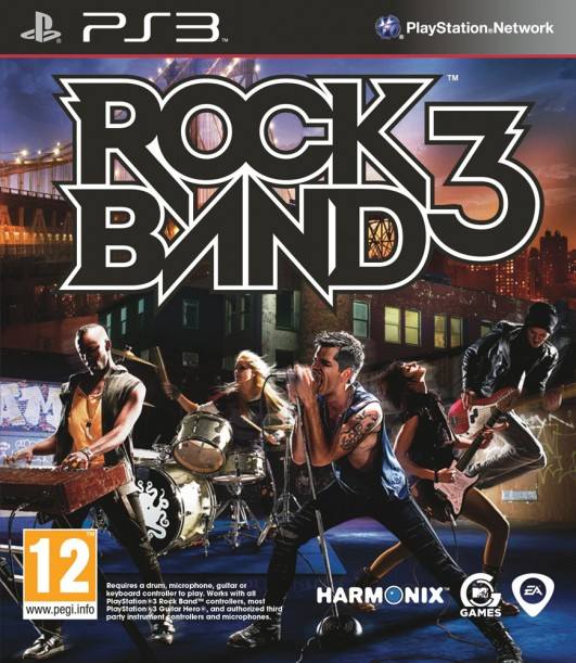 Rock Band 3 dvd cover