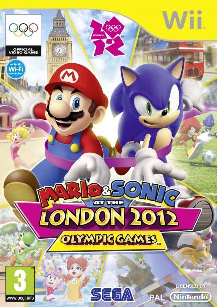 Mario and Sonic at the London 2012 Olympic Games dvd cover