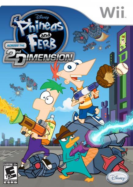Phineas and Ferb: Across the 2nd Dimension dvd cover