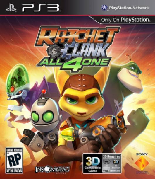 Ratchet & Clank: All 4 One  dvd cover