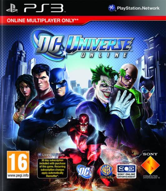 DC Universe Online dvd cover