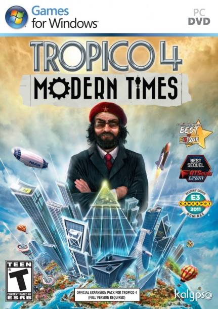 Tropico 4: Modern Times dvd cover