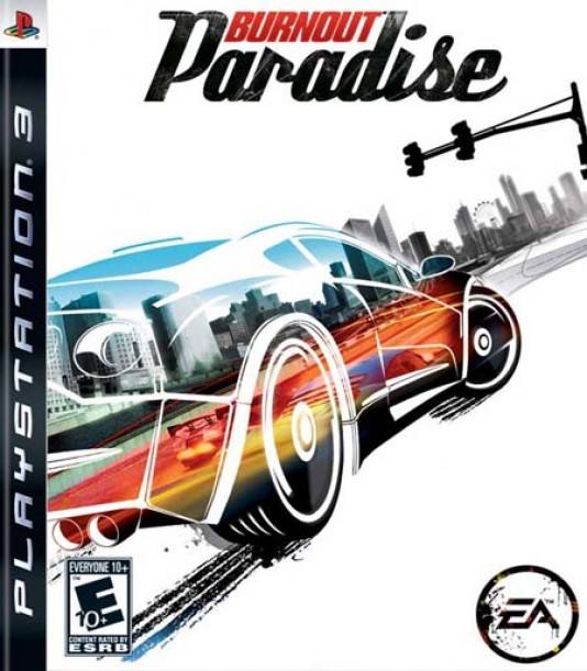 Burnout Paradise dvd cover