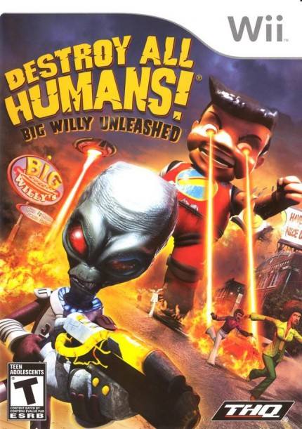 Destroy All Humans! Big Willy Unleashed dvd cover