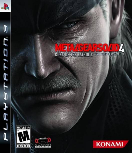 Metal Gear Solid 4: Guns of the Patriots dvd cover