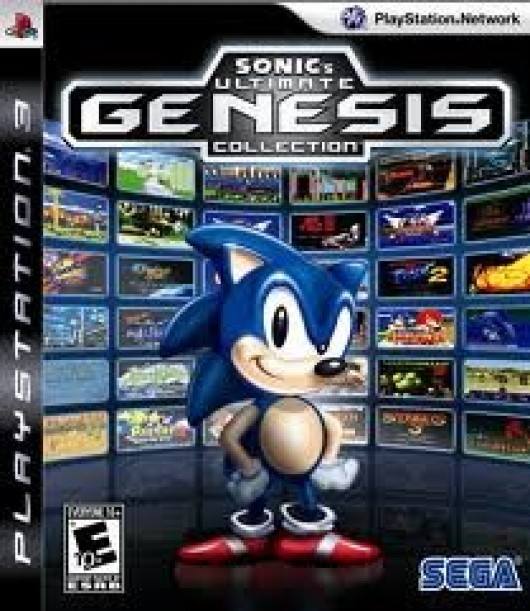 Sonic's Ultimate Genesis Collection  dvd cover