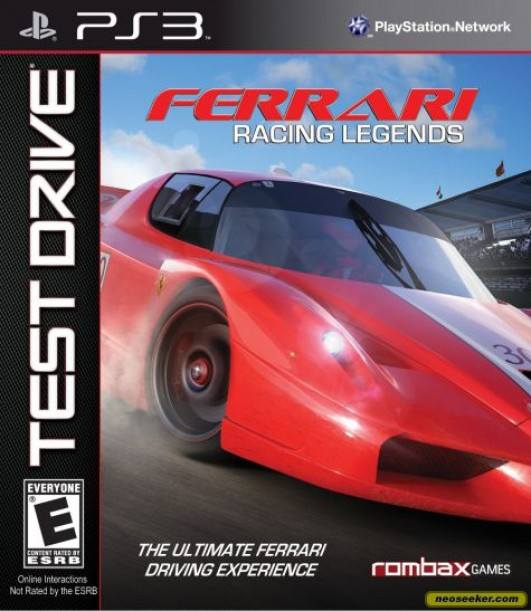 Test Drive: Ferrari Racing Legends dvd cover