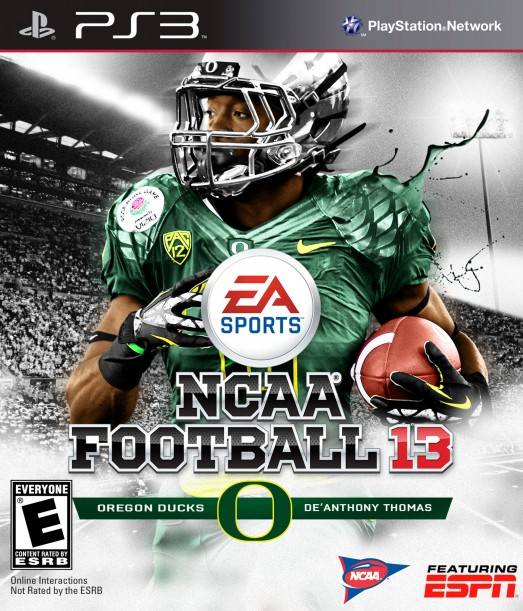 NCAA Football 13 dvd cover