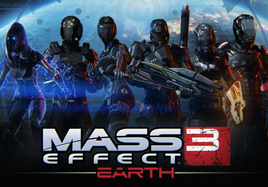 Mass Effect 3: Earth dvd cover