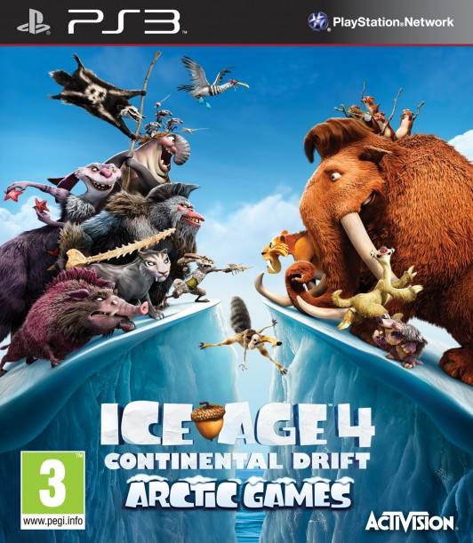 Ice Age: Continental Drift - Arctic Games dvd cover