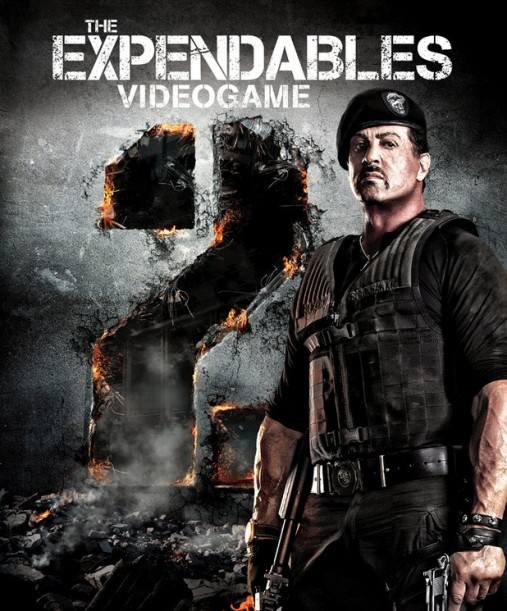 The Expendables 2 Videogame Cover 