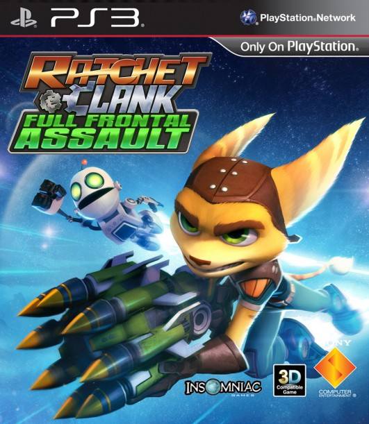 Ratchet & Clank: Full Frontal Assault dvd cover