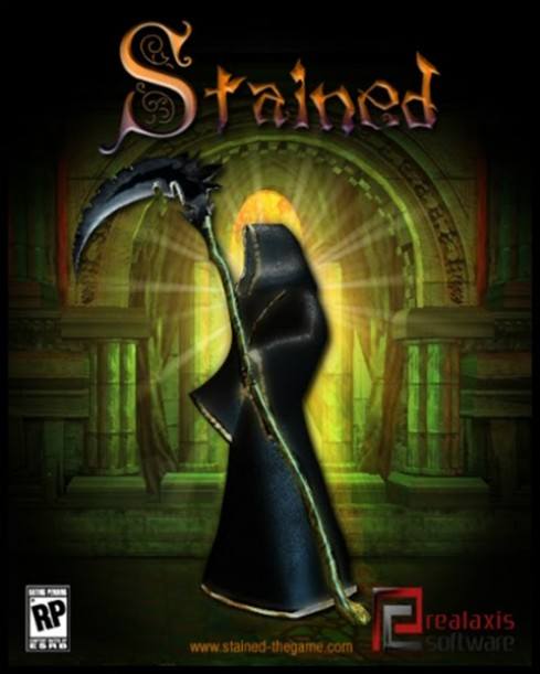 Stained dvd cover