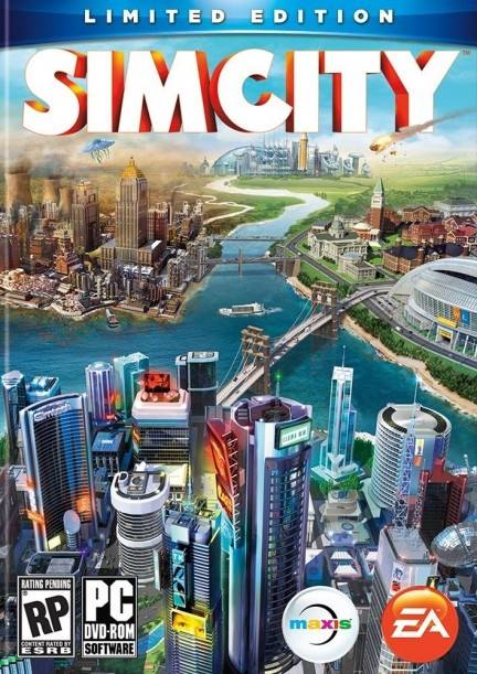 SimCity 2013 dvd cover