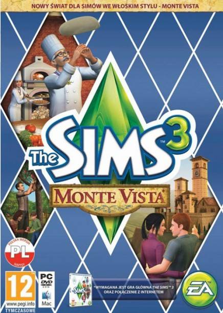 The Sims 3: Monte Vista dvd cover