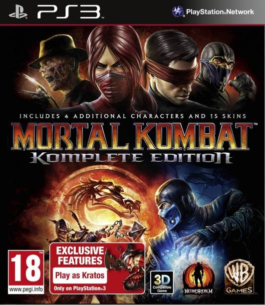 Mortal Kombat Komplete Edition dvd cover