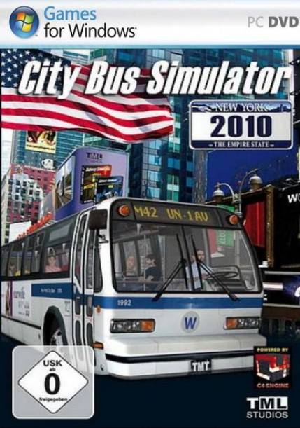 City Bus Simulator 2010 New York dvd cover