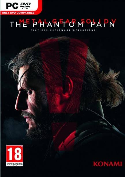 Metal Gear Solid V: The Phantom Pain dvd cover