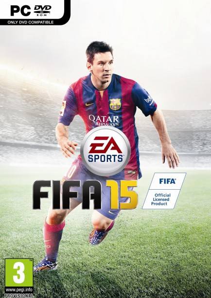 FIFA 15 dvd cover