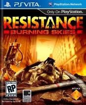 Resistance: Burning Skies dvd cover 