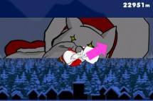Flying Santa Cat  gameplay screenshot